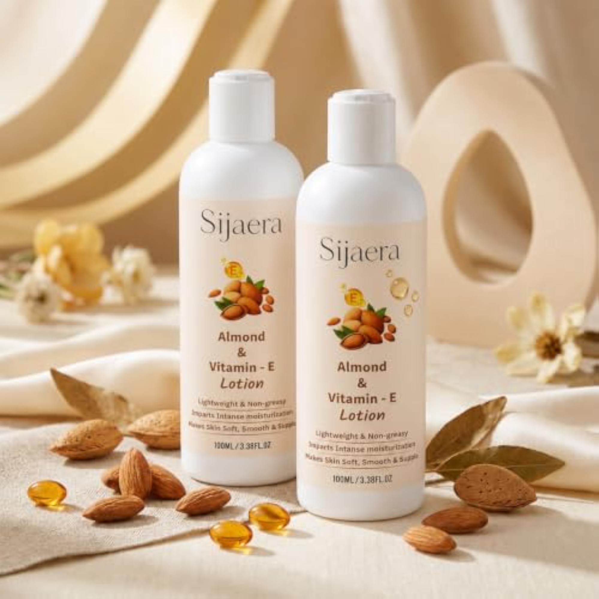 Almond & Vitamin E Body Lotion, 100ml, Deep Moisturizing